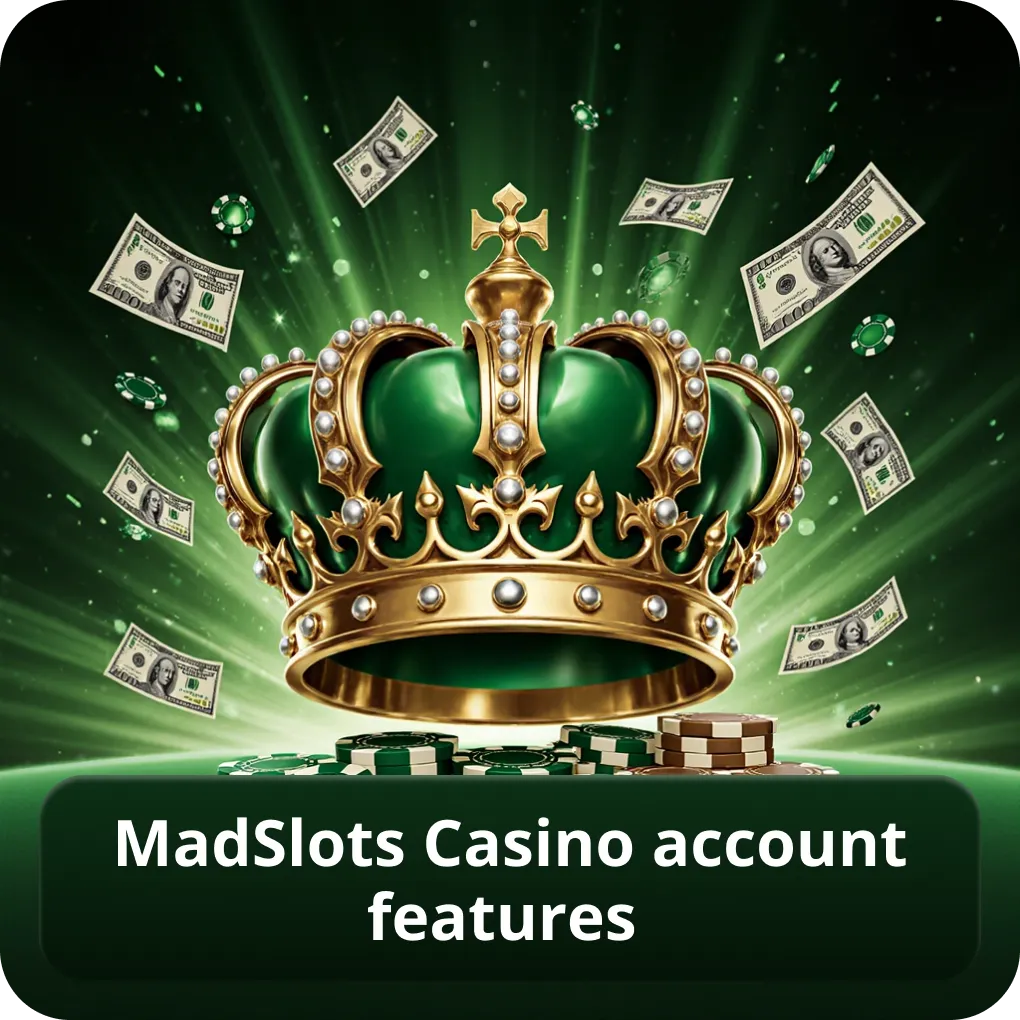 MadSlots Casino Account Features