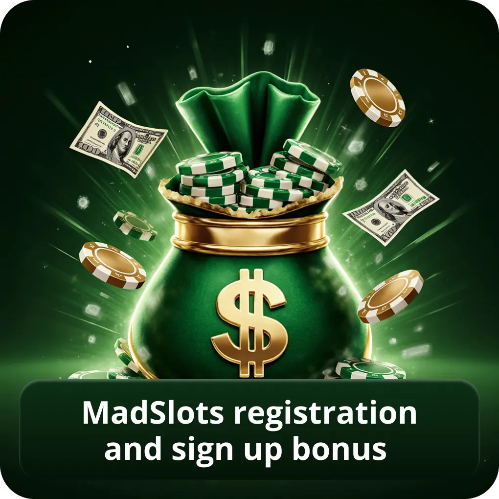 MadSlots Registration and Sign Up Bonus